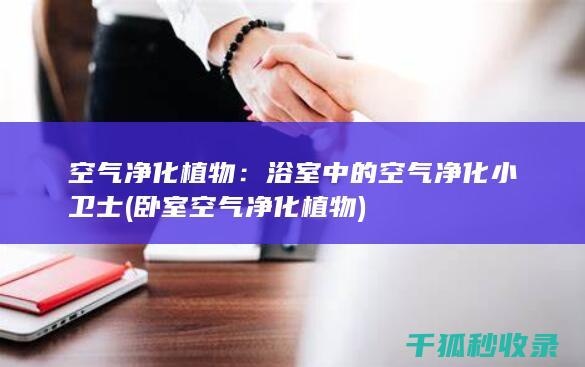 空气净化植物：浴室中的空气净化小卫士 (卧室空气净化植物)