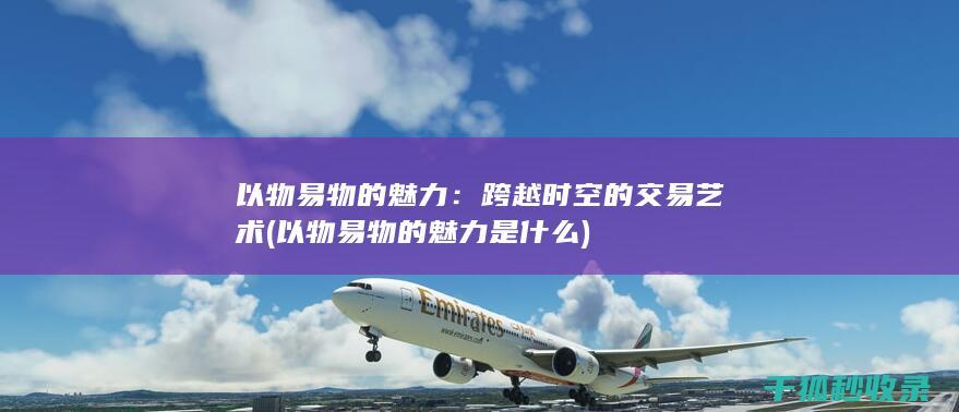 以物易物的魅力：跨越时空的交易艺术 (以物易物的魅力是什么)