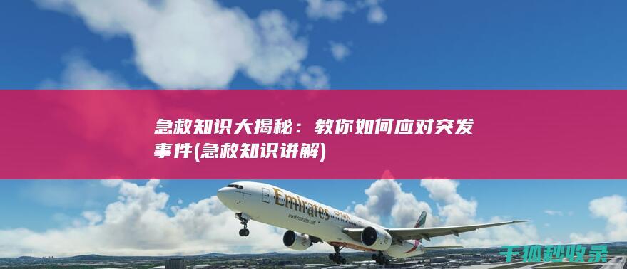 急救知识大揭秘：教你如何应对突发事件 (急救知识讲解)