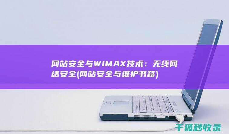 网站安全与WiMAX技术：无线网络安全 (网站安全与维护书籍)