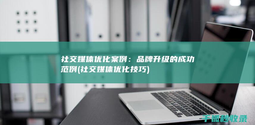 社交媒体优化案例：品牌升级的成功范例 (社交媒体优化技巧)
