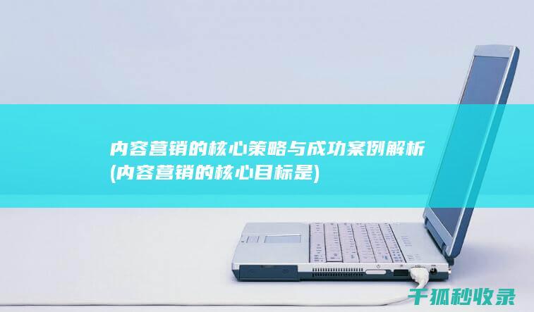 内容营销的核心策略与成功案例解析 (内容营销的核心目标是)