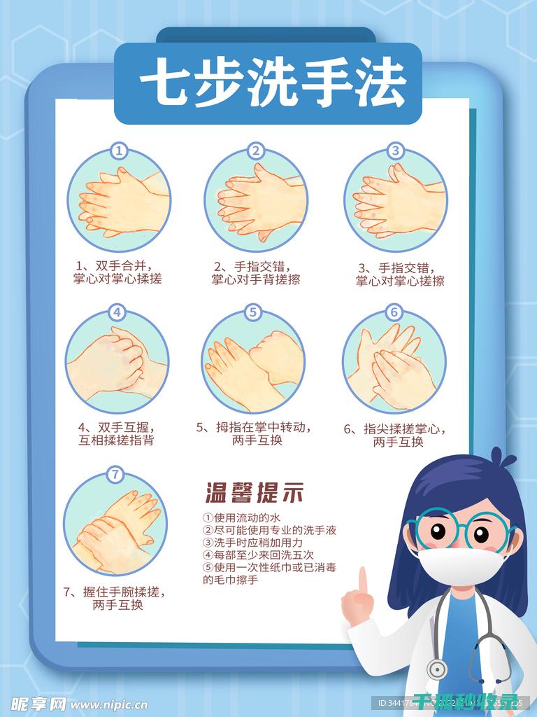 正确洗手步骤详解：科学方法助您远离病菌 (正确洗手步骤七字口诀)