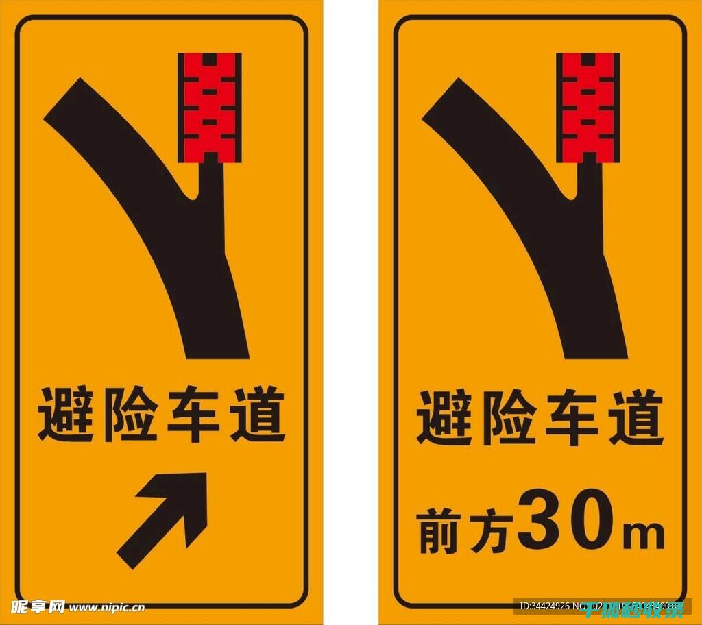 高速公路避险全知道：关键时刻的生存宝典 (高速公路避险处标志)